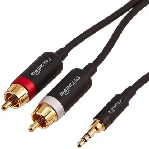 Câbles audio avec connecteurs RCA et Jack