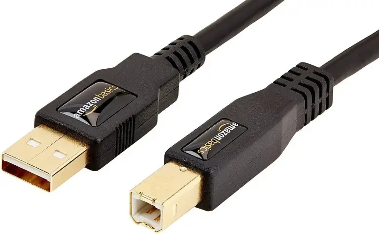 Câble USB Type B (à connecter au piano) vers USB Type A
